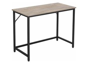 0194343023557 - Songmics - vasagle Schreibtisch Computertisch schmaler Bürotisch 100 x 50 x 75 cm Arbeitszimmer Homeoffice Büro einfacher Aufbau Metall