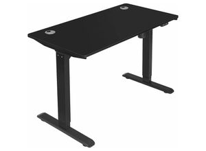 0194343027494 - Songmics - Elektrischer Schreibtisch höhenverstellbar Schreibtischständer Tischgestell mit Motor 120 x 60 x (73-114) cm Stahl schwarz DSL011B02