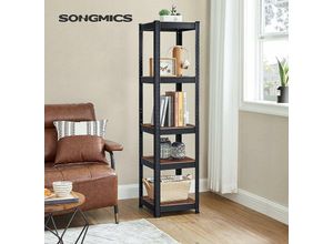 0194343030869 - Songmics - Schwerlastregal Küchenregal Bücherregal Lagerregal Standregal 5 Ablagen 150 x 37 x 37 cm bis 400 kg belastbar verstellbare