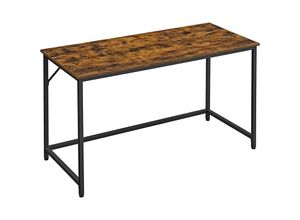 0194343049687 - Songmics - vasagle Schreibtisch Computertisch schmaler Bürotisch 140 x 60 x 75 cm Arbeitszimmer Homeoffice Büro einfacher Aufbau Stahl