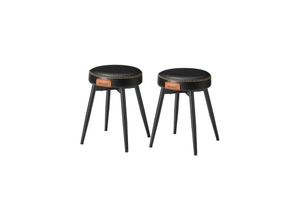 0194343166636 - Songmics - vasagle Esszimmerstühle (2 St) Sitzhocker ekho Series Kunstleder 482 cm hoch tintenschwarz - Tintenschwarz 0194343166636 - Songmics - vasagle Esszimmerstühle (2 St) Sitzhocker ekho Series Kunstleder 482 cm hoch tintenschwarz - Tintenschwarz