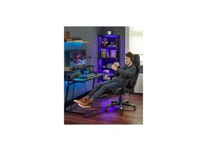 0194343193397 - Gaming-Stuhl Bürostuhl ergonomisch Fußstütze Kopfkissen bis 150 kg belastbar schwarz-grün - Schwarz-grün - Songmics 0194343193397 - Gaming-Stuhl Bürostuhl ergonomisch Fußstütze Kopfkissen bis 150 kg belastbar schwarz-grün - Schwarz-grün - Songmics