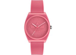 0194366197532 - Quarzuhr ADIDAS ORIGINALS PROJECT TWO AOST220362I Armbanduhren rosa (dunkelrosa) Damen Quarzuhren Armbanduhr Damenuhr