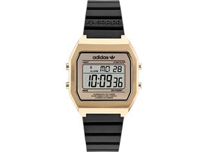 0194366197686 - Digitaluhr ADIDAS ORIGINALS DIGITAL TWO AOST220752I Armbanduhren schwarz Damen Quarzuhren Armbanduhr Quarzuhr Damenuhr