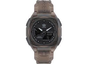 0194366250602 - Chronograph ADIDAS ORIGINALS CITY TECH ONE AOST230592I Armbanduhren grau (braun transparent) Herren Armbanduhr Quarzuhr Herrenuhr analog digital