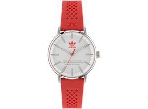 0194366250763 - Quarzuhr ADIDAS ORIGINALS CODE ONE 3H AOSY230242I Armbanduhren rot Damen Quarzuhren Armbanduhr Damenuhr