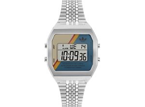 0194366285222 - Digitaluhr ADIDAS ORIGINALS AOST235562I Armbanduhren silberfarben Herren Armbanduhr Quarzuhr Herrenuhr