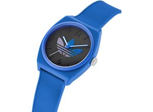 0194366390742 - Quarzuhr ADIDAS ORIGINALS PROJECT TWO GRFX Armbanduhren blau Damen Armbanduhr Herrenuhr Damenuhr unisex Resinarmband