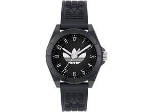 0194366390827 - Quarzuhr ADIDAS ORIGINALS PROJECT FOUR Armbanduhren schwarz Damen Armbanduhr Herrenuhr Damenuhr unisex Resinarmband