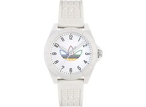 0194366390834 - Quarzuhr ADIDAS ORIGINALS PROJECT FOUR Armbanduhren weiß Damen Armbanduhr Herrenuhr Damenuhr unisex Resinarmband