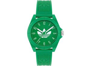 0194366390858 - Quarzuhr ADIDAS ORIGINALS PROJECT FOUR Armbanduhren grün Damen Armbanduhr Herrenuhr Damenuhr unisex Resinarmband