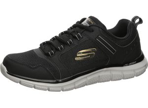 0194428106748 - SKECHERS® Track Sneaker Knockhill  atmungsaktiv dämpfend für Herren schwarz 43