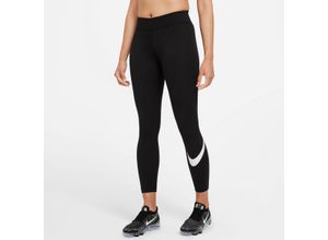 0194502865691 - Sportswear Essential Damen-Leggings mit halbhohem Bund und Swoosh (große Größe) - Schwarz