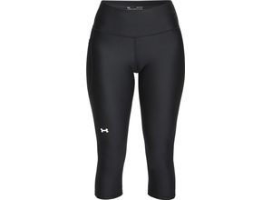 0194514373818 - UNDER ARMOUR Damen Fitnesscapri HeatGear® Armor Hi-Rise schwarz Größe XS 1365334-001