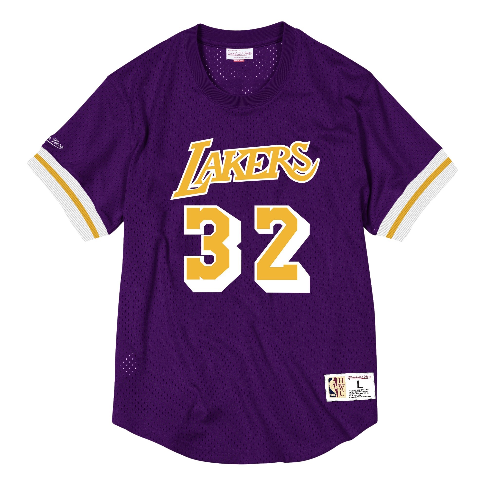 0194582145515 - Mesh-Trikot mit Namen und Nummer Los Angeles Lakers Magic Johnson