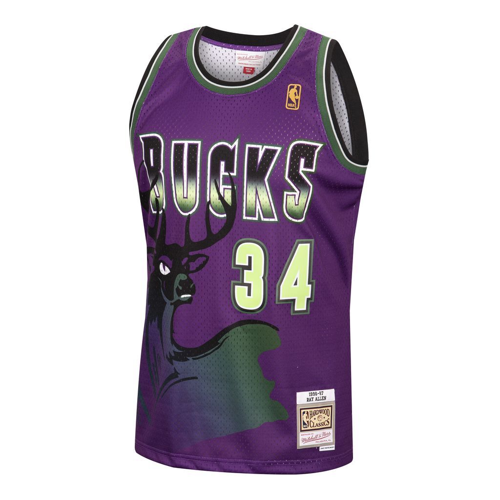 0194582375455 - NBA-Trikot Milwaukee Bucks Ray Allen 0194582375455 - NBA-Trikot Milwaukee Bucks Ray Allen