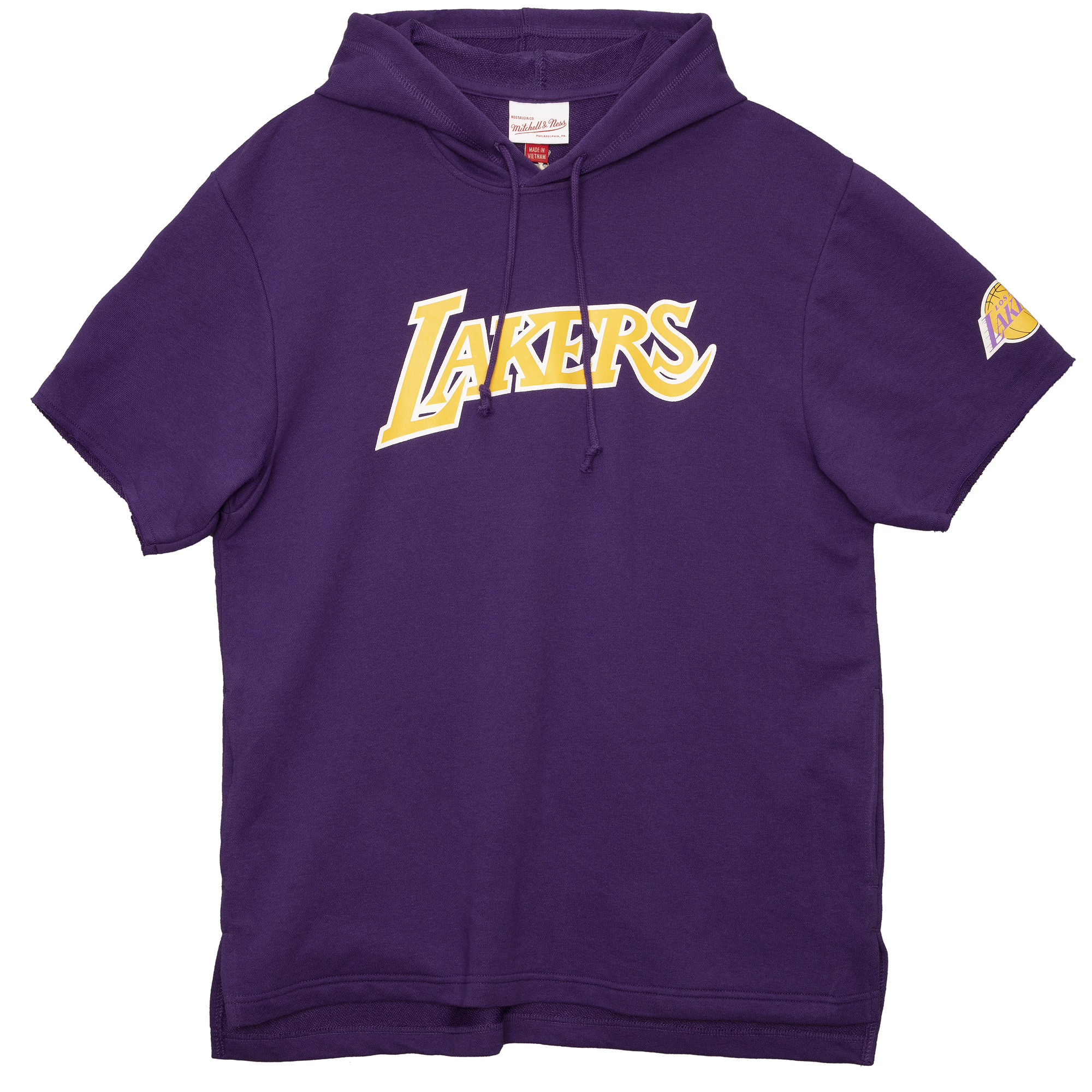 0194582754519 - Kapuzenpullover kurzärmelig Los Angeles Lakers