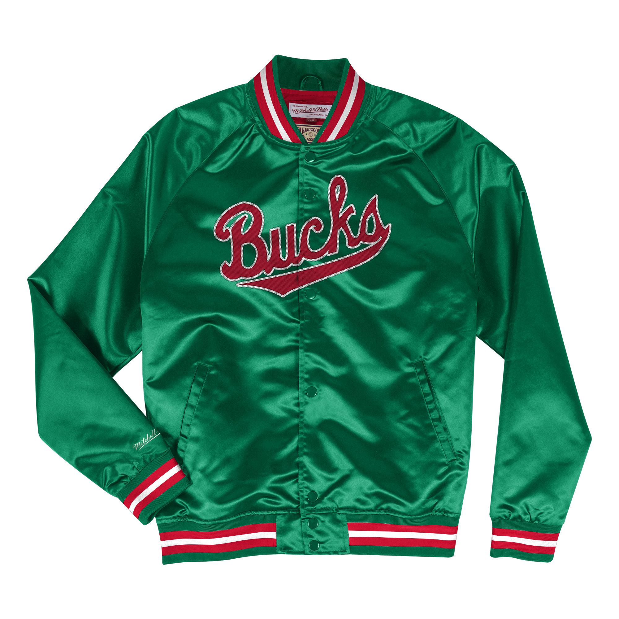 0194582805037 - Leichte Jacke aus Satin Milwaukee Bucks