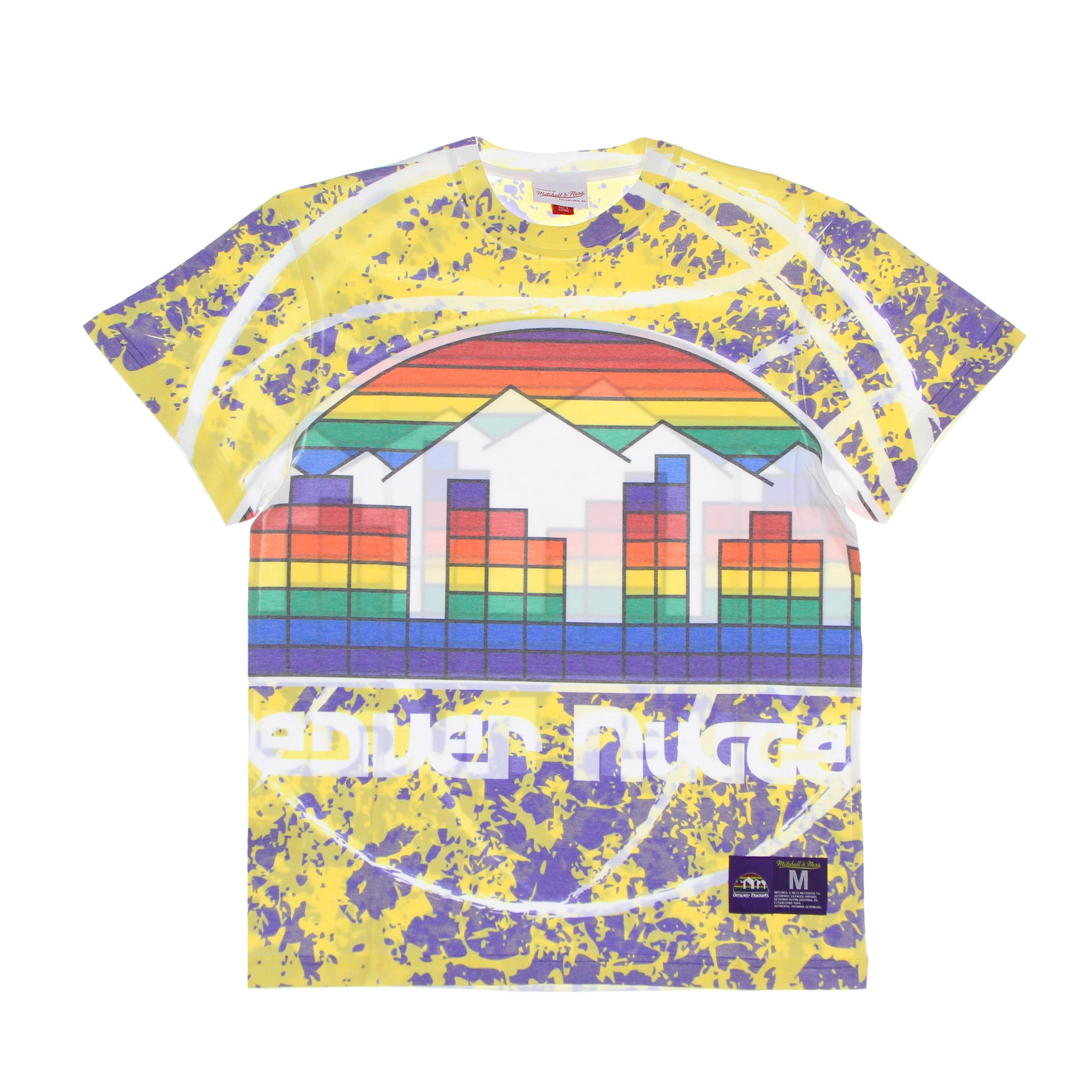 0194582831258 - T-Shirt Denver Nuggets NBA Jumbotron Submimated