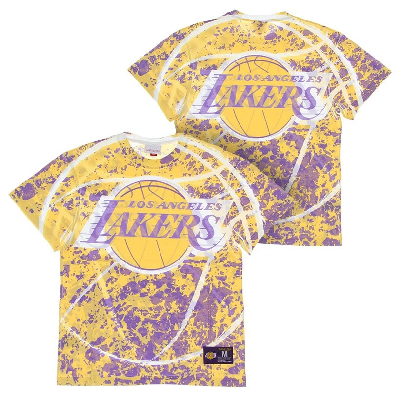 0194582831708 - T-Shirt Los Angeles Lakers NBA Jumbotron Submimated