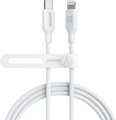 0194644106515 - Anker 541 Eco-friendly Bio-TPU-Kabel USB-C zu Lightning 18m weiß