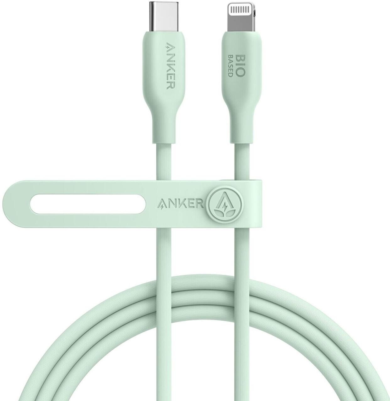 0194644106553 - 541 - Lightning-Kabel - 24 pin USB-C männlich zu Lightning männlich - 914 cm - grün - USB Power Delivery