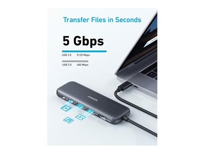 0194644121358 - ANKER 332 USB-C Hub (5-in-1)