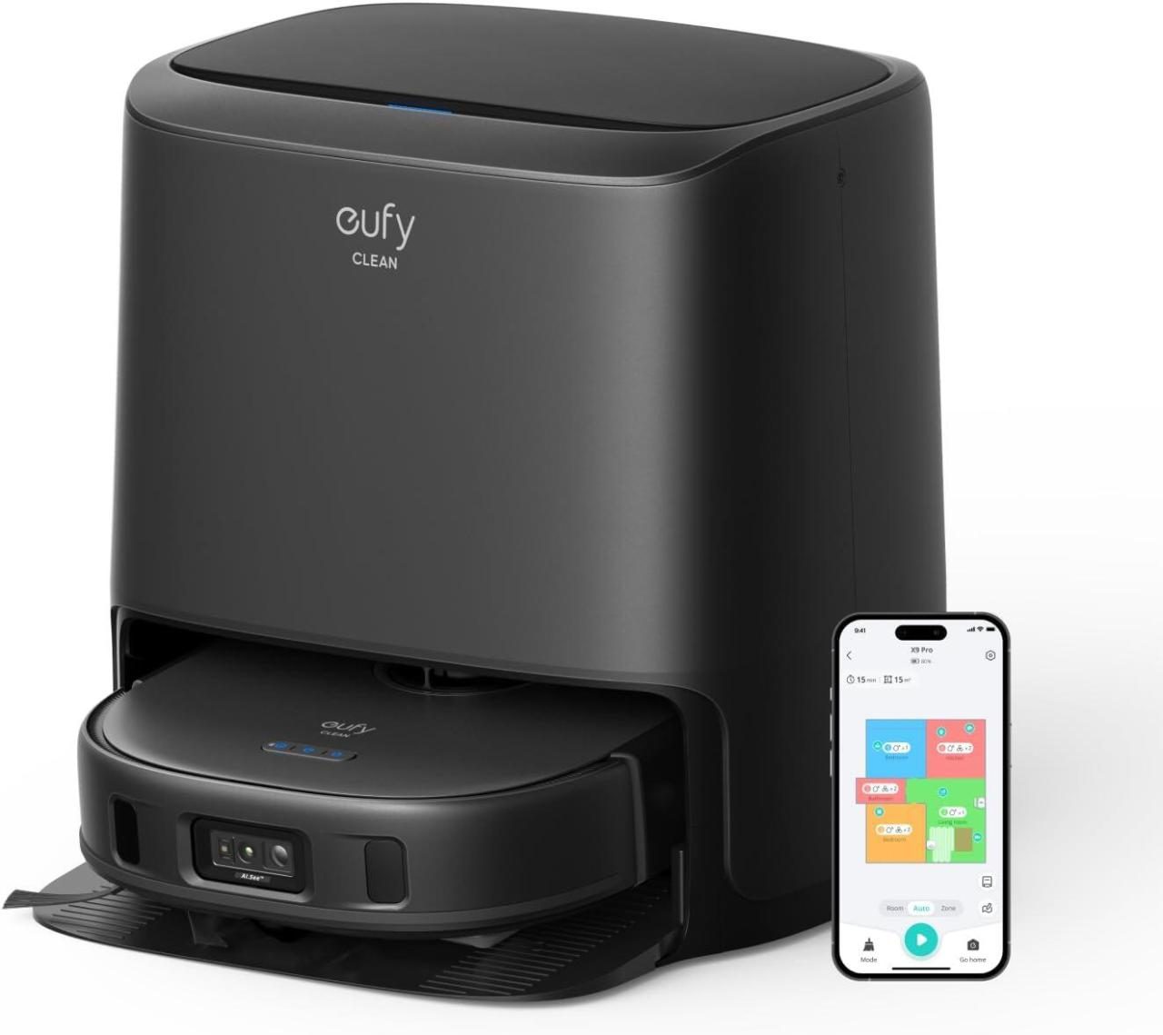 0194644122751 - Eufy Clean X9 Pro Saugroboter mit Wischfunktion Reinigungsstation 5500Pa (T2320G11) - Anker