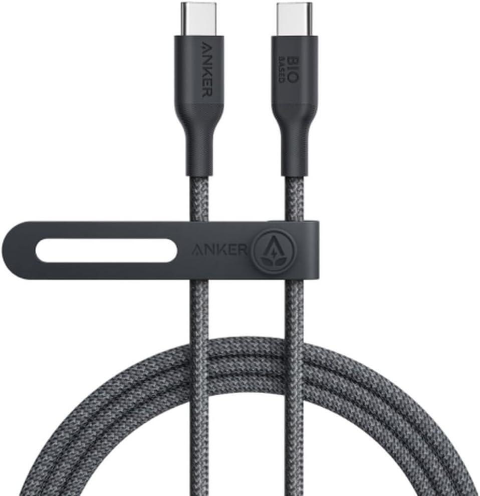 0194644124236 - 544 USB-C to USB-C Cable (6ft 140W Bio-Nylon Black)