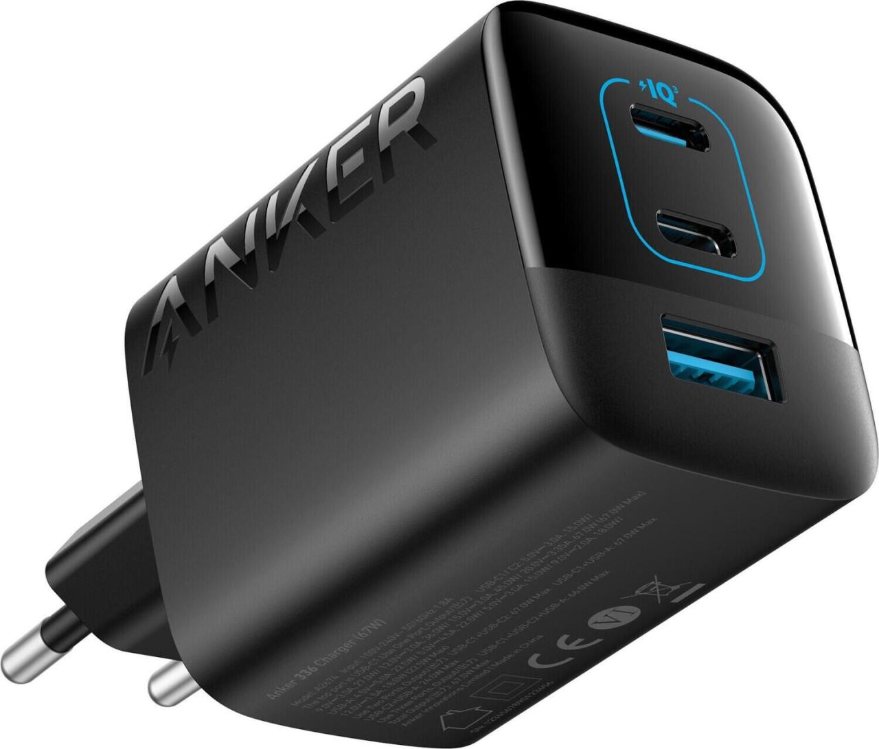 0194644133276 - 0 ANKER Wall Charger Schnellladegerät Universal 67 W Black