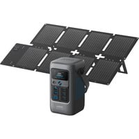 0194644276614 - SOLIX Tragbare Powerstation C300X DC + Faltbares Solarpanel PS60
