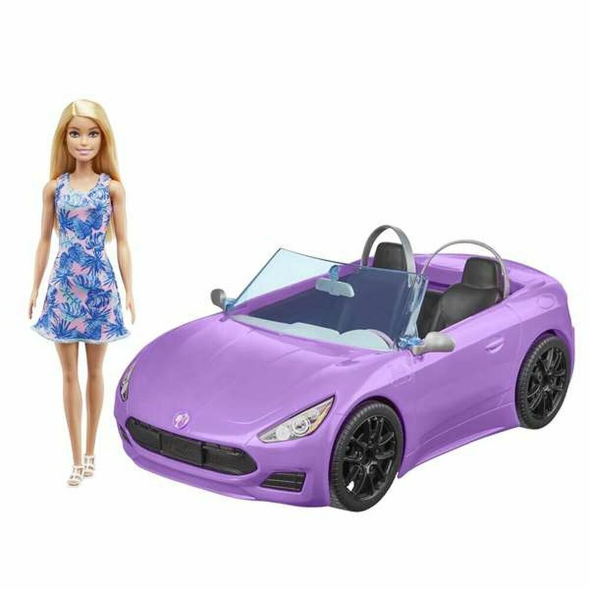 0194735005185 - Doll And Her Purple Convertible 0194735005185 - Doll And Her Purple Convertible
