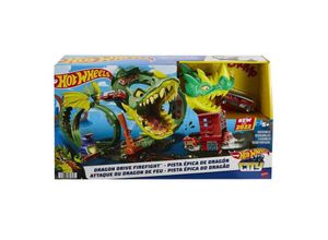 0194735028962 - Mattel GAMES Hot Wheels  City Drachen-Angriff HDP03 Zubehörset für Spielzeugautos