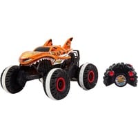 0194735058587 - Hot Wheels Monster Trucks Remote Control Car 115 Scale Tiger Shark RC With All-Terrain Wheels