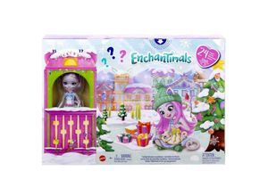 0194735063147 - MATTEL GAMES Enchantimals Weihnachtswunder-Adventskalender (mit Puppe) Adventskalender Mehrfarbig