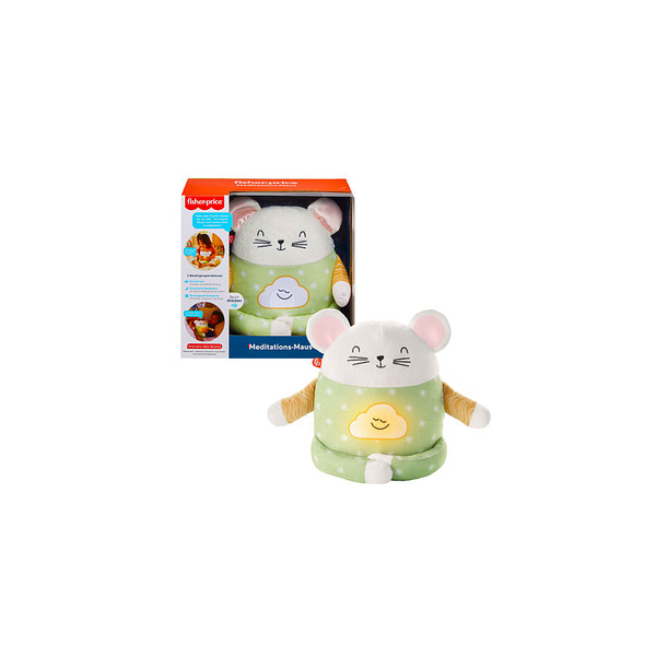 0194735067626 - Fisher-Price Meditations Maus Einschlafhilfe Nachtlicht Musik Entspannung Plüsch