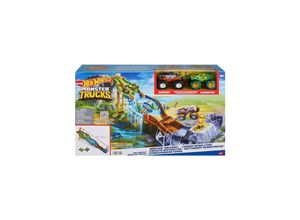 0194735085125 - HJG32 - Hot Wheels - Monster Trucks - Rennstrecke mit 2 Fahrzeugen