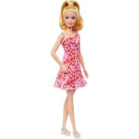 0194735094073 - Barbie - Barbie Fashionistas-Puppe mit blondem Pferdeschwanz und Blumenkleid