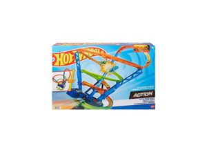 0194735094448 - HJT51 - Hot Wheels - Action - Crash-Spirale Spielset mit einem zufälligen Fahrzeug