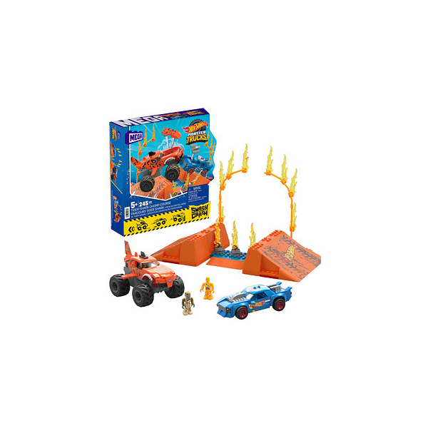 0194735102747 - Hot Wheels HKF88 Monster Trucks Tiger Shark Crash Bausatz 0194735102747 Mattel GAMES