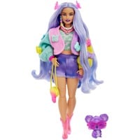 0194735106547 - Barbie Extra Puppe 20 - lavendelfarbenes Haar Schmetterlings-Haarspange