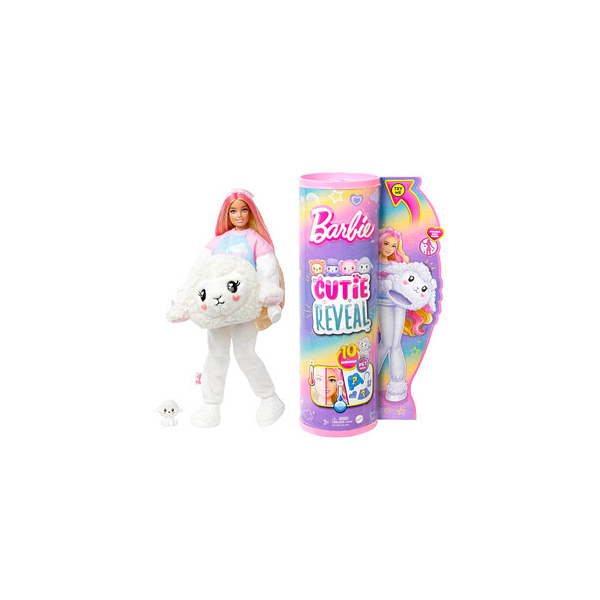 0194735106738 - Barbie Cutie Reveal Kuschelweich Serie - Lämmchen Puppe