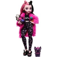 0194735110605 - Monster High Puppe und Pyjamapartyzubehör Draculaura Schaurig schöne Pyjamap