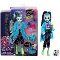 0194735110698 - Monster High Puppe und Pyjamapartyzubehör Frankie Stein Schaurig schöne Pyja