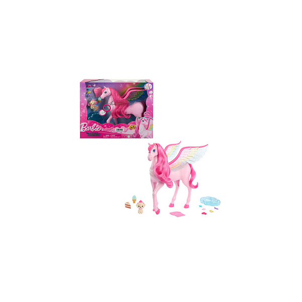 0194735111992 - A Touch Of Magic Pink Pegasus With Puppy Winged Horse Toys With Lights And Sounds