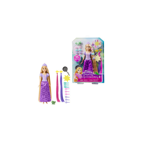 0194735120437 - Princess Fairy-Tale Hair Rapunzel Doll And 10+ Hairstyling Accessories Plus Color Change