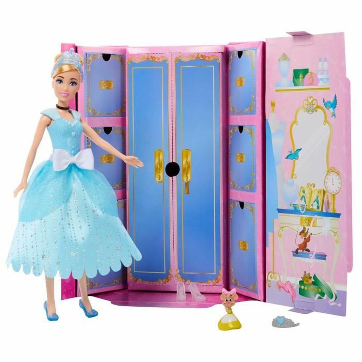 0194735129553 - MATTEL Modepuppe Disney-Prinzessin Cinderella mehrfarbig