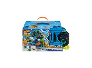 0194735136872 - HNC29 - Hot Wheels - Monster Trucks - Mega-Wrex 124 Oversized Crash Cage – Ultimativer Crash-Spaß