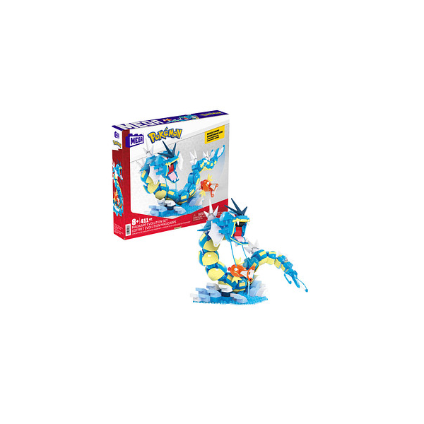 0194735149643 - MEGA Pokémon Magikarp Evolution Set Bauset Karpador Garados Figur beweglich