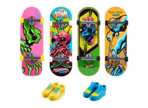 0194735158089 - Von Tony Hawk inspiriertes Hot Wheels Skate Neon Bones Fingerboard und abnehmb